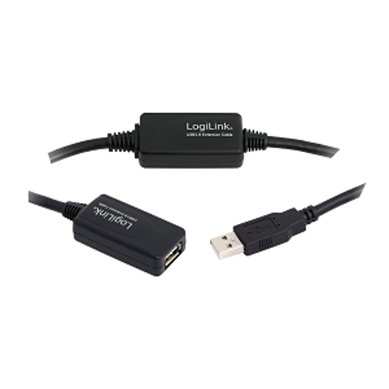Picture of Cable USB 2.0, USB-A/M to USB-A/F, Amplifier, 15 m