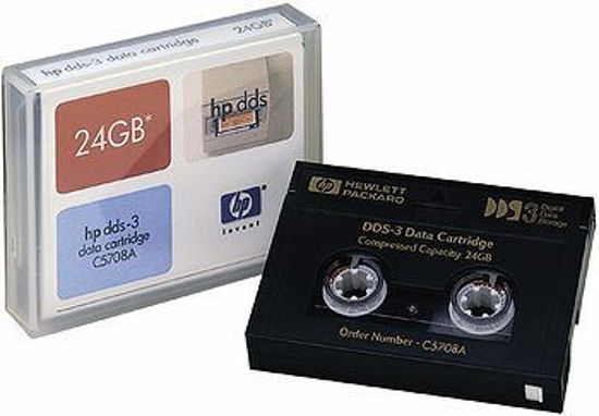 Picture of Data Cartridge HP DDS-3 C5708A, 24GB, 125m