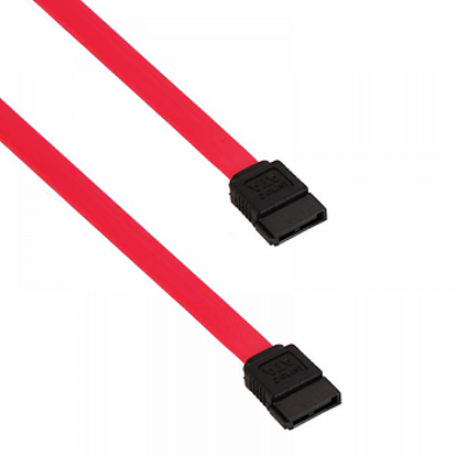 Εικόνα της Καλώδιο SATA DeTech 7 Pin Θηλυκό- Κόκκινο 30x1.4cm